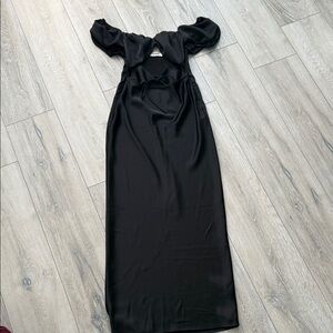 411 & Reckless Elegant Black Off-Shoulder Dress size S